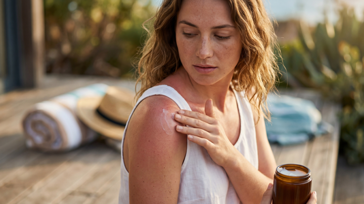 Healing sunburns at home